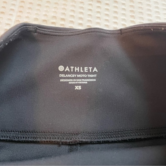 Athleta 💪 Black Moto Leggings XS - Picture 4 of 5